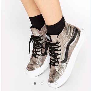 Vans Metallic sk8-hi slim shoes